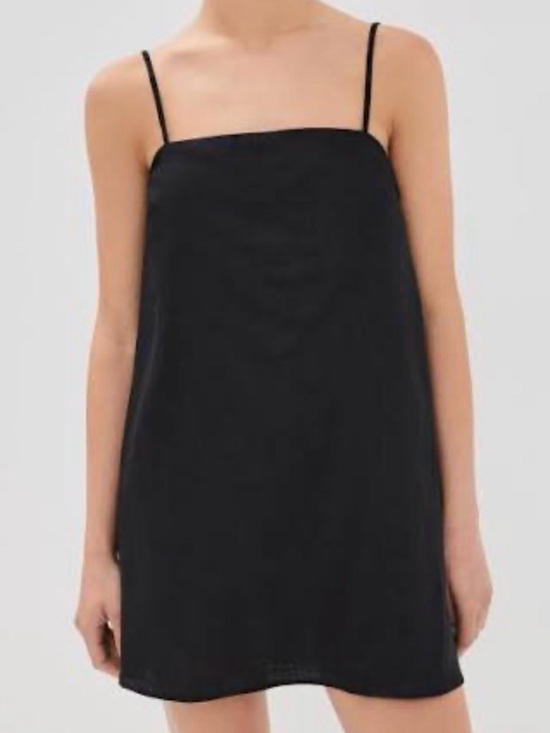 Reformation Dresses & Skirts - Reformation Aubree Linen Dress Black - Size S